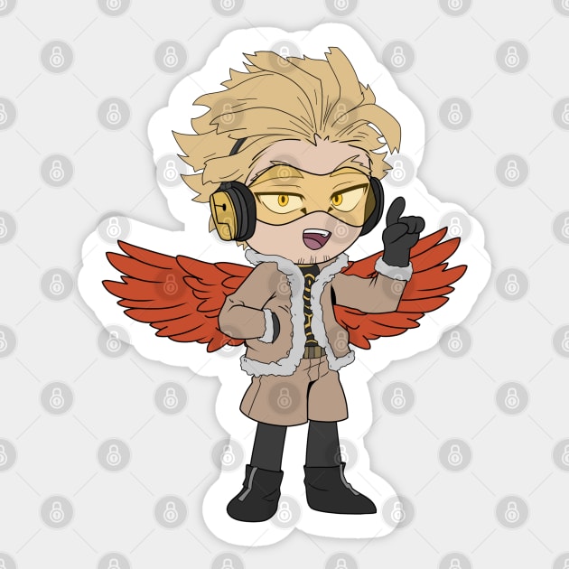 Hawks Sticker by Benji_Drawing